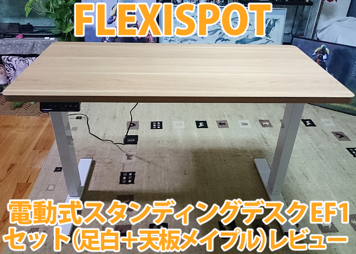 昇降デスクFLEXISPOT：EF1セット（足＋天板）を購入!メリット
